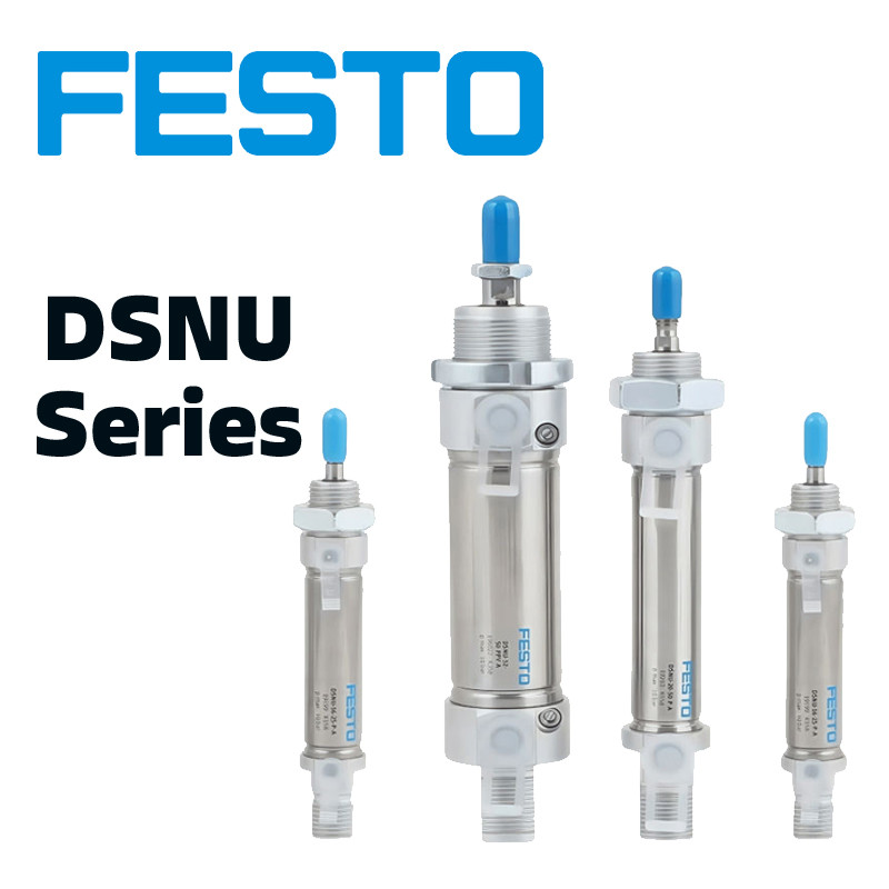 Festos DSNU กระบอก DSNU-8-10-12-16-20-25-32-40-50-63-100-125-P-PPV-A สแตนเลสรอบกระบอกนิวเมติก