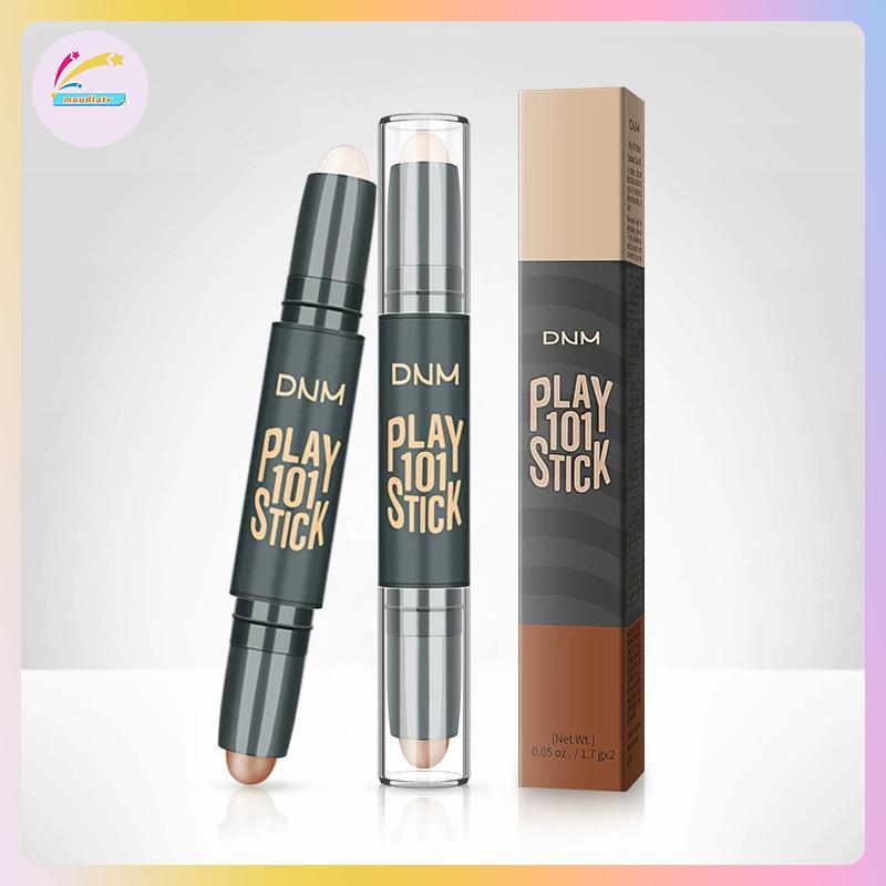MM แต่งหน้าสองหัว High V Face คอนซีลเลอร์ Contouring Bronzers Highs ปากกาเครื่องสําอาง 3D แต่งหน้า C