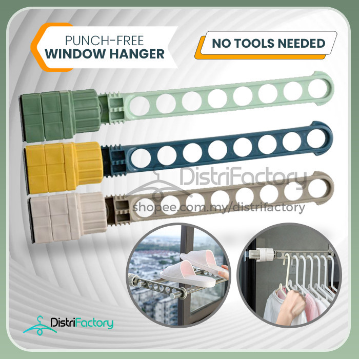 Portable Travel Hanger Rotary Clip-on Hanger Holder Wall Window Hanger Mounted Clothes Bar for Bathr