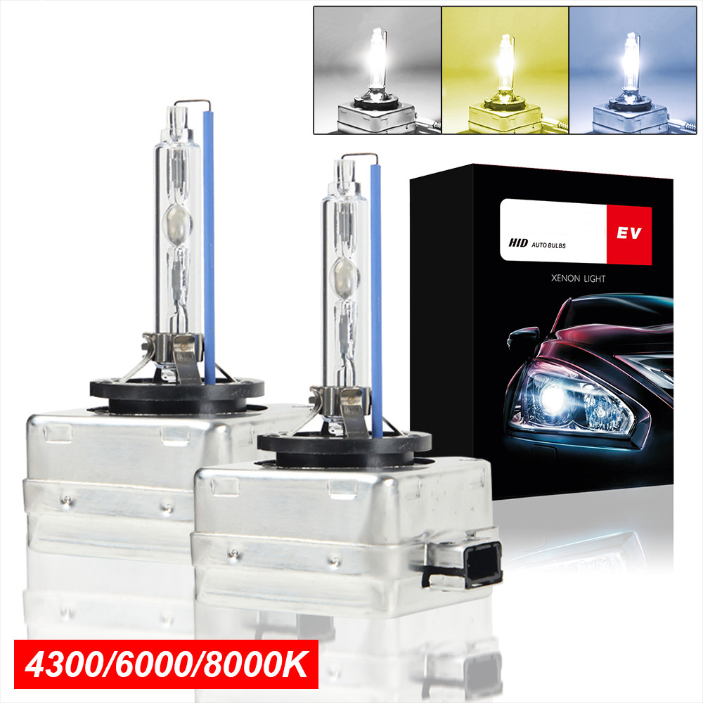 ไฟหน้ารถสว่างมากกันน้ํา 2 ชิ้น D1S / D2S / D3S / D4S Xenon ซ่อนรถหลอดไฟ Led 7000LM 35W สําหรับรถยนต์