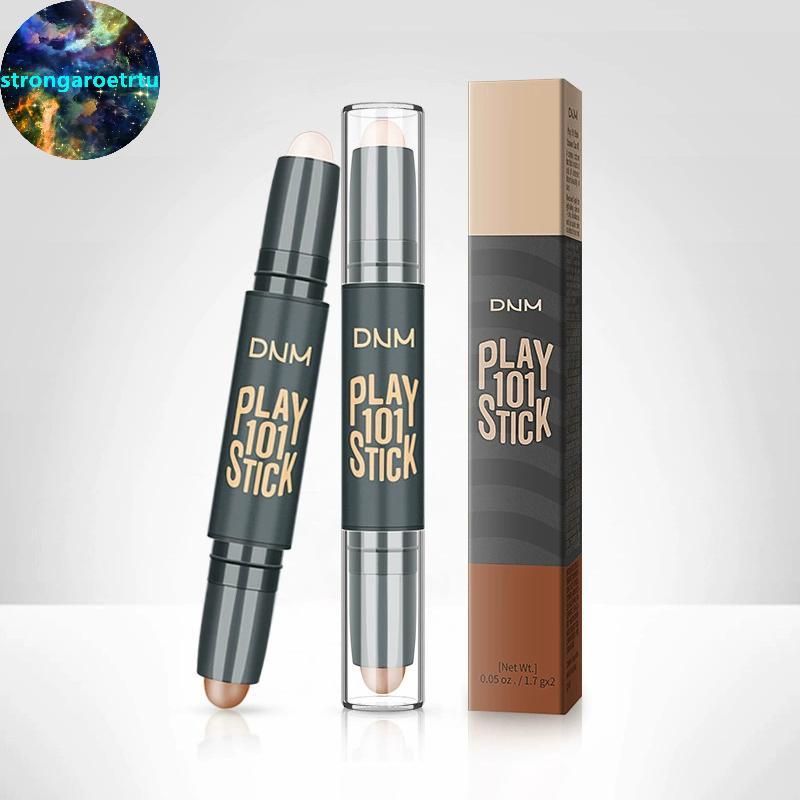 Strongaroetrtu Double- Makeup High V Face คอนซีลเลอร์ Contouring Bronzers Highs ปากกาเครื่องสําอาง 3