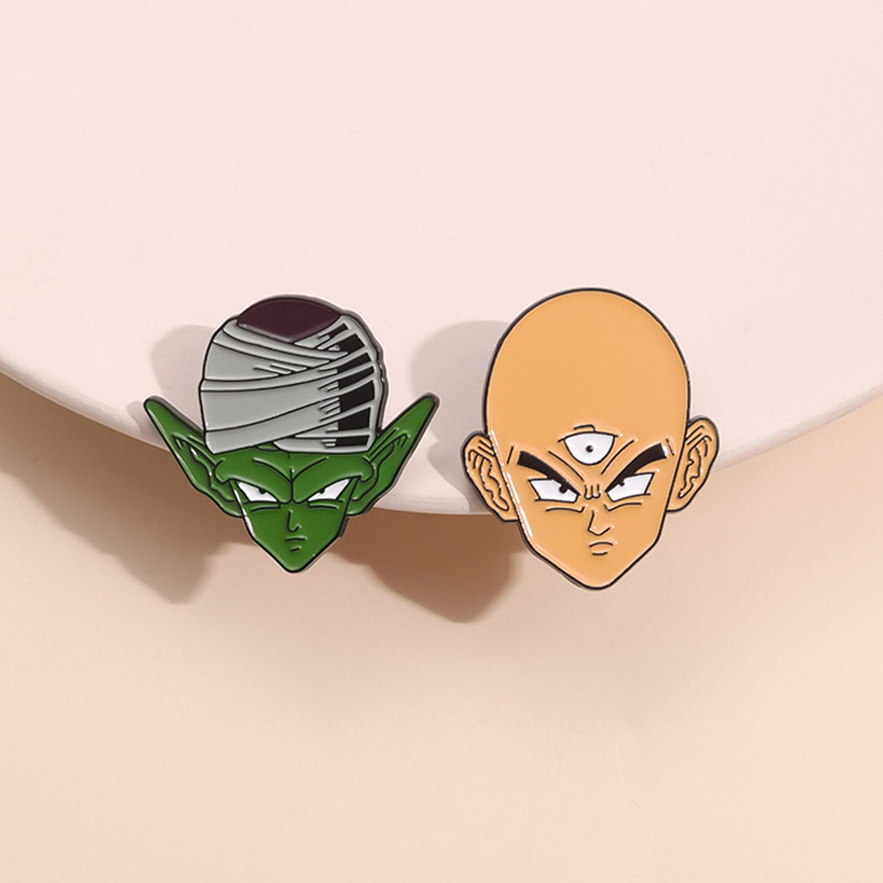 ญี่ปุ่นอะนิเมะ Dragon Ball เข็มกลัด Super Saiyan การ์ตูนตัวอักษรป้ายโลหะเสื้อผ้าอุปกรณ์เสริม Lapel Pin เครื่องประดับของขวัญ