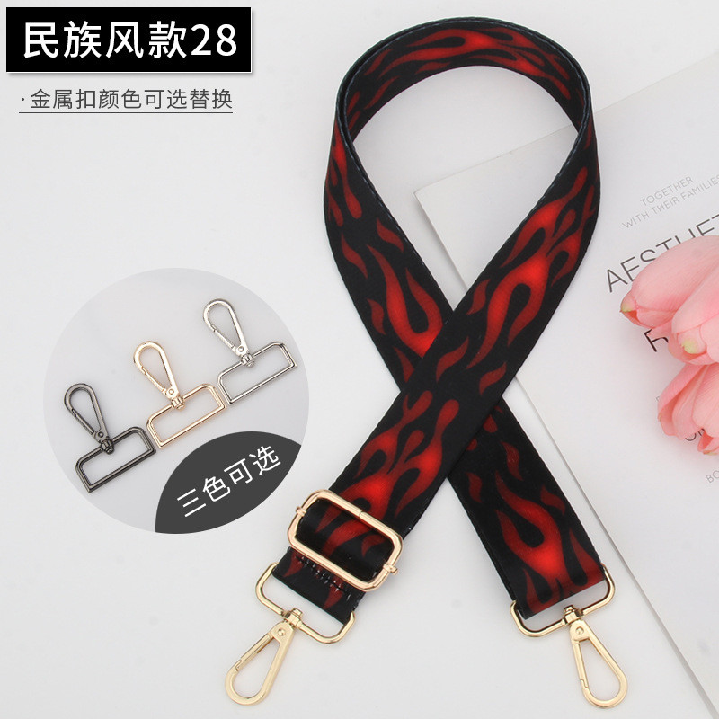 กระเป๋าสะพายแฟชั่น สายคล้องแบบปรับได้กว้าง 3.8 ซม. ในสไตล์เอเซีย มาพร้อมสายคล้องคอที่สามารถปรับความยาวได้ - รูปที่ 5