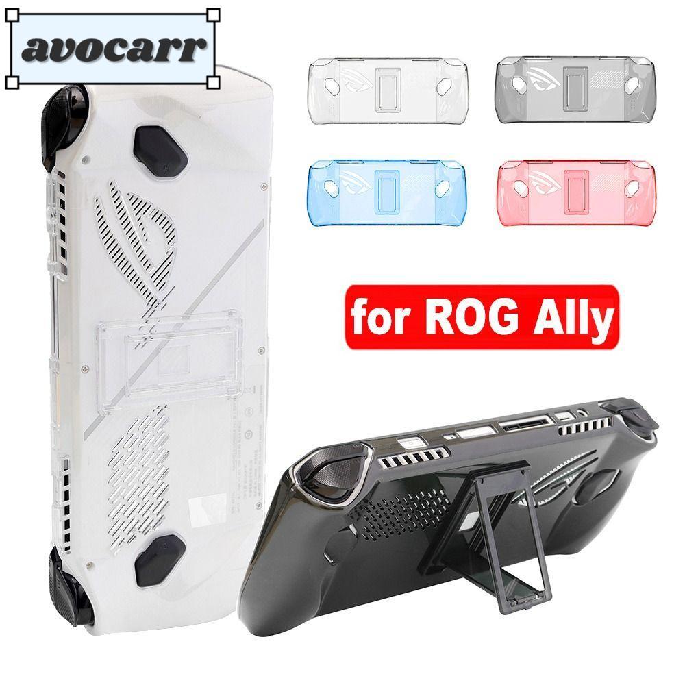 Avocarr เคสใส ปิดด้านหลัง กันกระแทก พร้อมตัวยึด อุปกรณ์เสริม สําหรับ Asus ROG Ally Game
