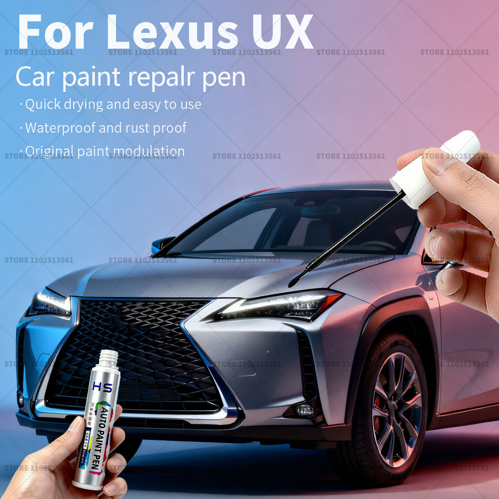 สําหรับ Lexus UX รถซ่อมสีปากกา Touch Up Scratch Remover DIY อุปกรณ์รถยนต์สีขาว 085 สีขาว 083 สีฟ้าเง