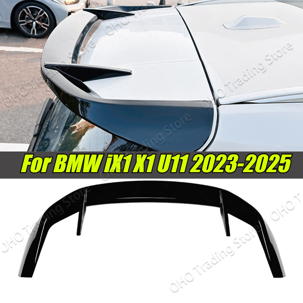 MP สไตล์รถด้านหลัง Trunk Lip สําหรับ BMW iX1 X1 U11 2023 2024 2025 สปอยเลอร์ปรับแต่งด้านหลังสปอยเลอร