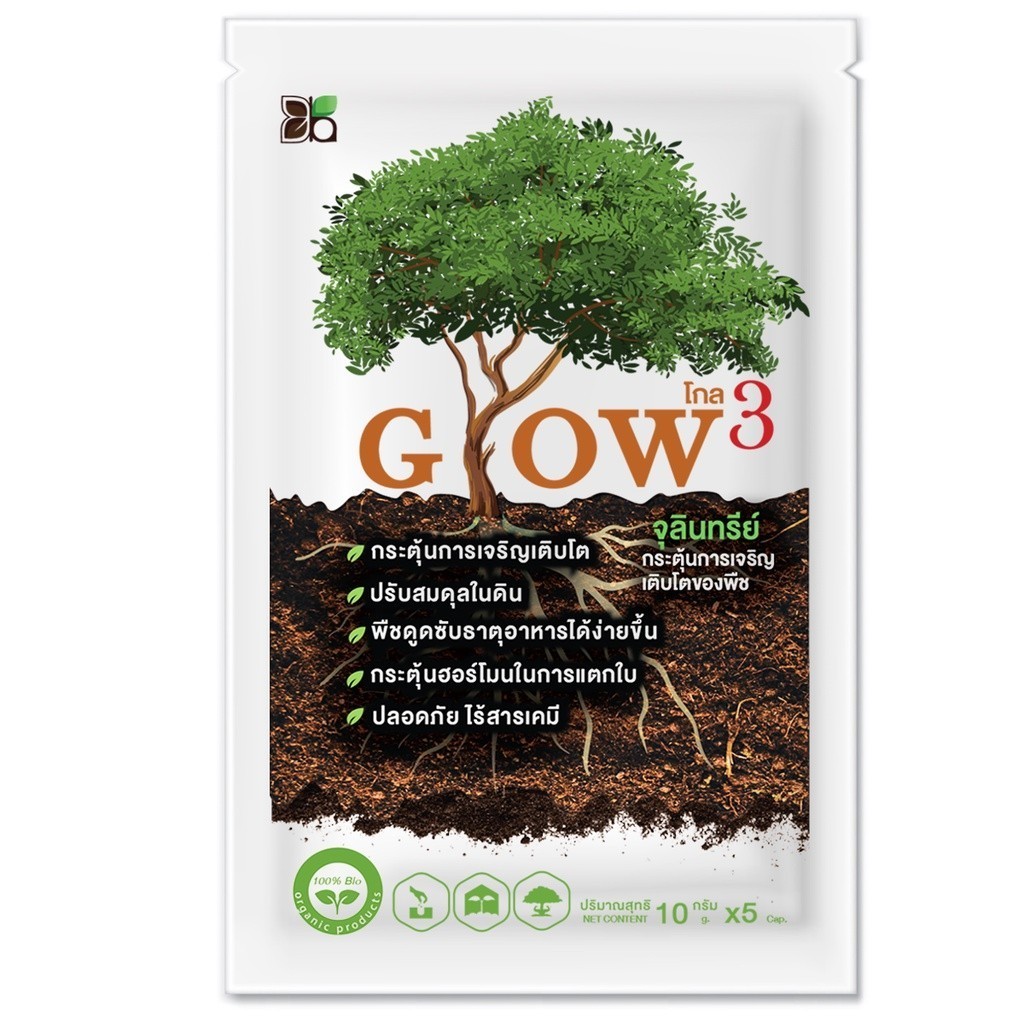 *สินค้าสมนาคุณ(ไม่ได้ขายค่ะ) Glow3 จุลินทรีย์เจริญเติบโตของพืช ป้องกันโรคพืช ปรับสมดุลในดิน เพิ่มสารอาหาร