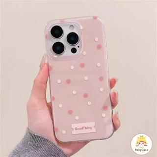 สำหรับ OPPO Reno 13F 12F 14 14F 13F 5z 6 6z 13 11 8T 15F 5 5F 10 12 15 Pro คลื่นจุดฤดูใบไม้ผลิในสีทึบเรียบง่าย