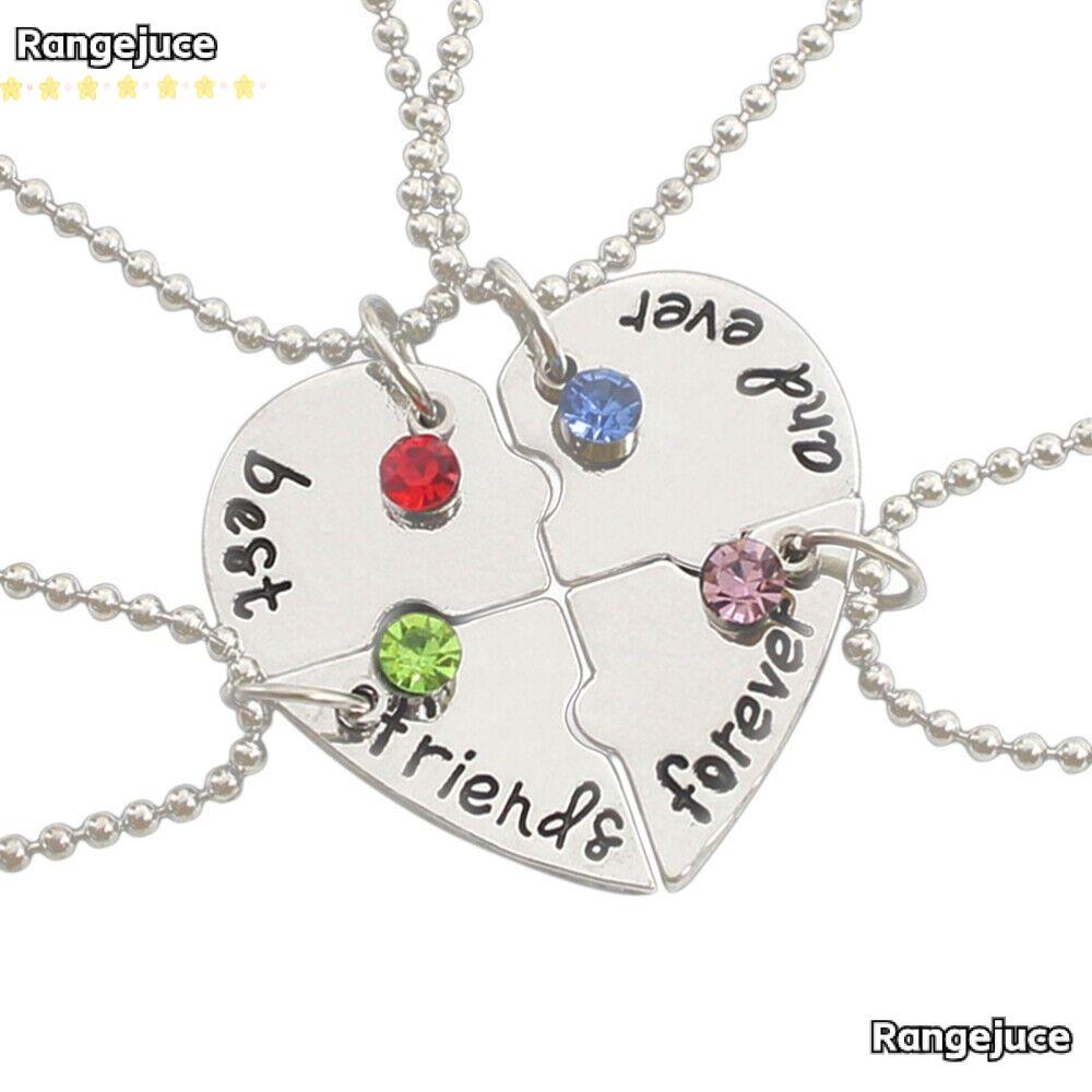 RANGEJUCE 4 Bff Friend Best Friend Froever Nice สร้อยคอ