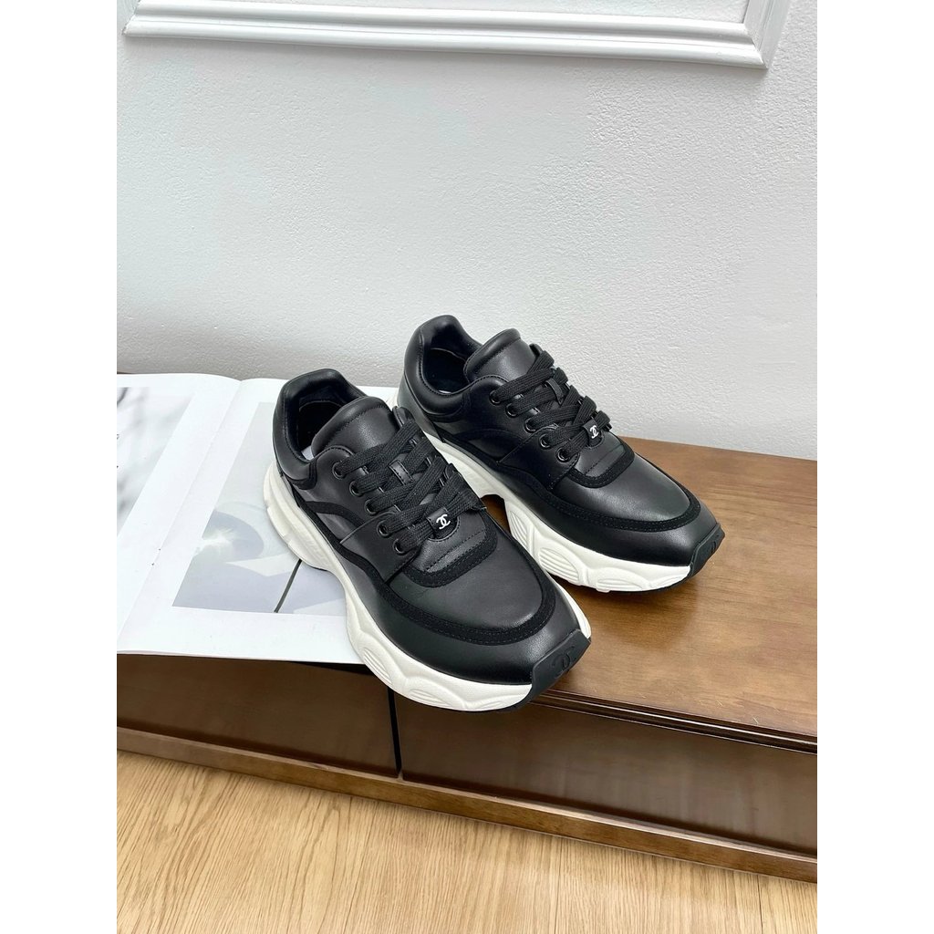 CHANEL รองเท้ากีฬาลำลองหนา-soled ขนาด 35-41