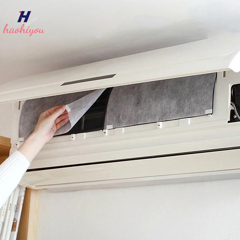 <haohiyou> 5 ชิ้นป้องกันฝุ่นเครื่องปรับอากาศ Vent กรองผ้าฝ้าย Cuttable Network Outlet ทําความสะอาด Purification Parts Air Vent กระดาษกรองฝุ่น Nice ราคา ถูกที่สุด ดีลบีเคเค แกลเลอรีภาพที่ 2