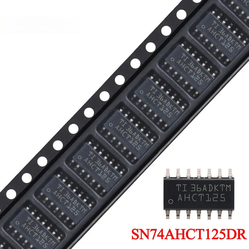 10 ชิ้น/2 ชิ้น SN74AHCT125 SN74AHCT125DR 74AHCT125 74AHCT125D AHCT125 SOIC-14 Quad Bus บัฟเฟอร์ประตู