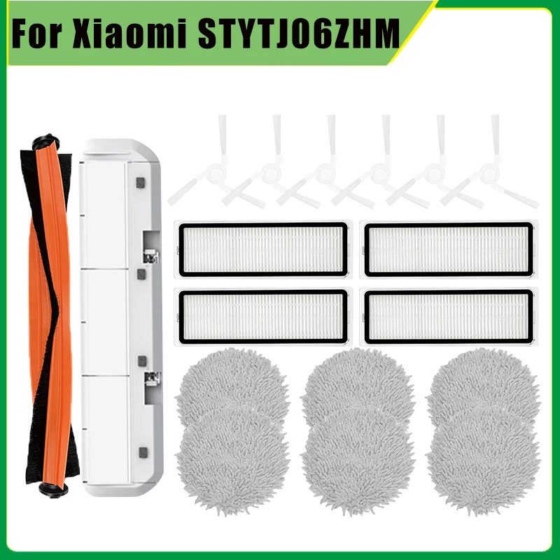สําหรับ Xiaomi Mijia Pro STYTJ06ZHM Self-Cleaning หุ่นยนต์เครื่องดูดฝุ่นหลักแปรงด้านข้าง HEPA Filter Mop ผ้าอุปกรณ์เสริม