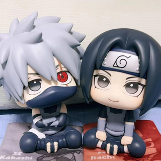 รุ่น Q รุ่น Naruto Kakashi Sasuke Itachi เครื่องประดับรถภาพเคลื่อนไหวรุ่น 9 ซม.เครื่องประดับตุ๊กตา