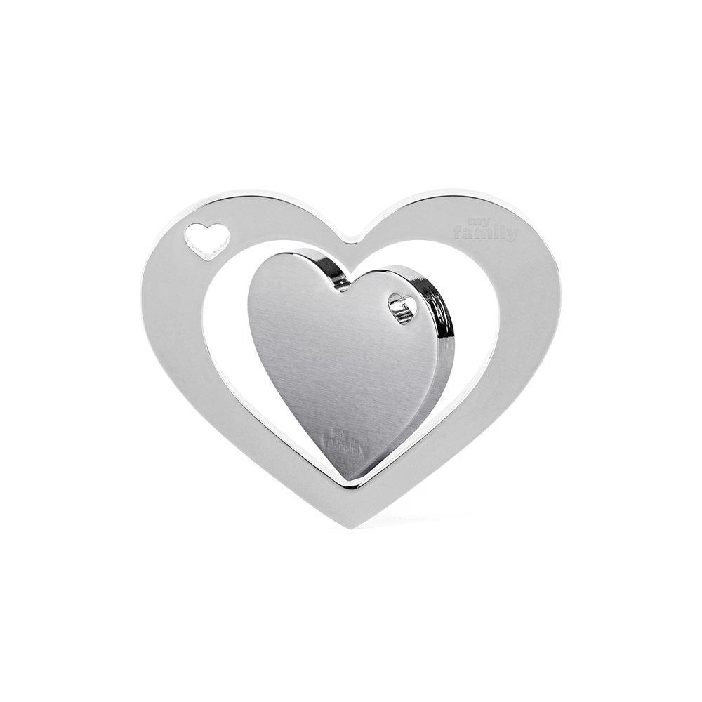 ID TAGS TWOGETHER CHROMED BRASS