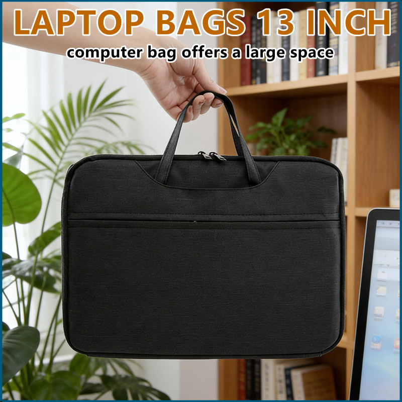 กระเป๋าแล็ปท็อปสําหรับ MacBook Air 13 M4 M3 M2,สําหรับ MacBook กระเป๋าเอกสารกันน้ําพร้อมที่จับ