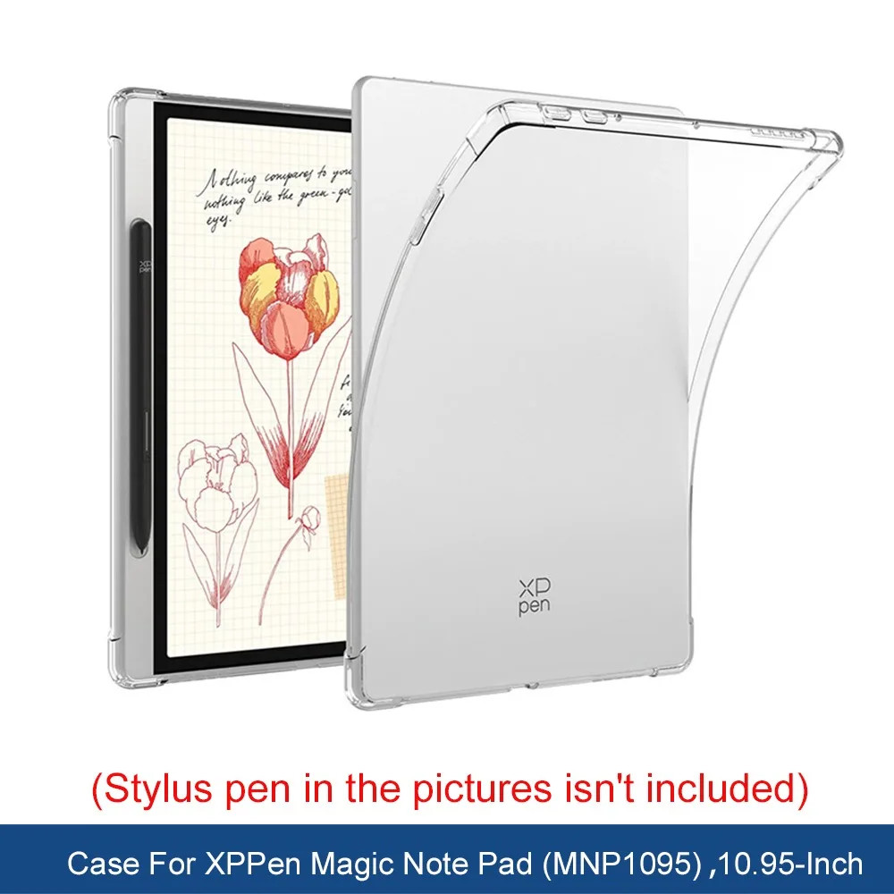 4 ถุงลมนิรภัยกันกระแทกพร้อมเคสสําหรับ XPPen Magic Note Pad 10.95 ,MNP1095,10.95 "IN ซิลิโคนนุ่มถุงลม