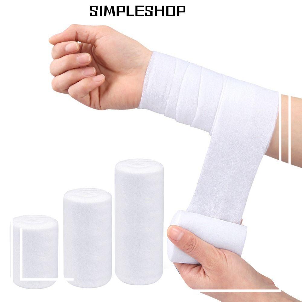 SIMPLESHOP Undercast Padding Roll, Absorbent Breathable Cast Padding Wrap, Cotton Soft Gauze Roll