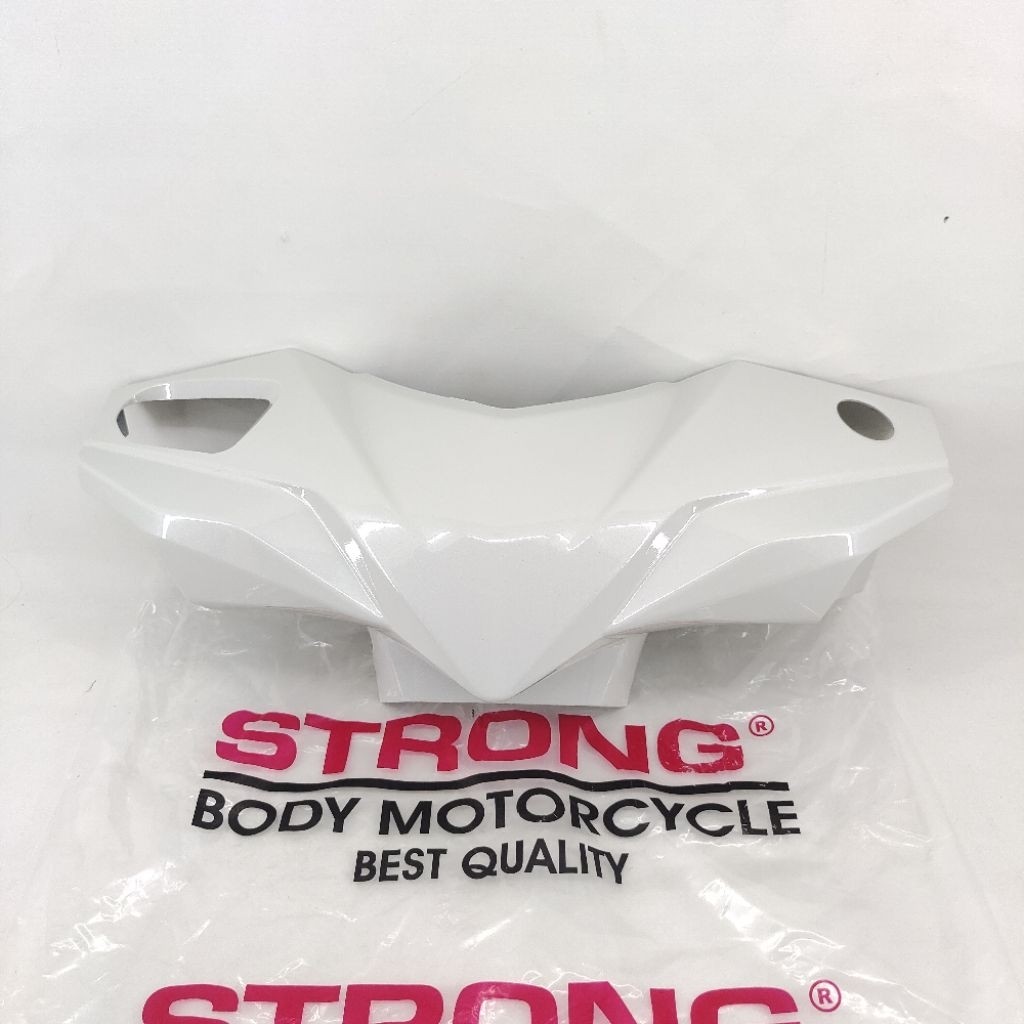 ฝาครอบด้านหน้าสีขาว STRONG สําหรับ Honda Beat FI - Beat FI CBS K25 STRONG 12PARTS