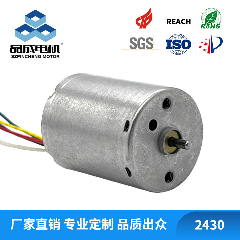 โรงงานที่กําหนดเอง HBL2430 มอเตอร์ไร้แปรงไมโคร DC มอเตอร์ไร้แปรง Micro Long Life Gear Motor