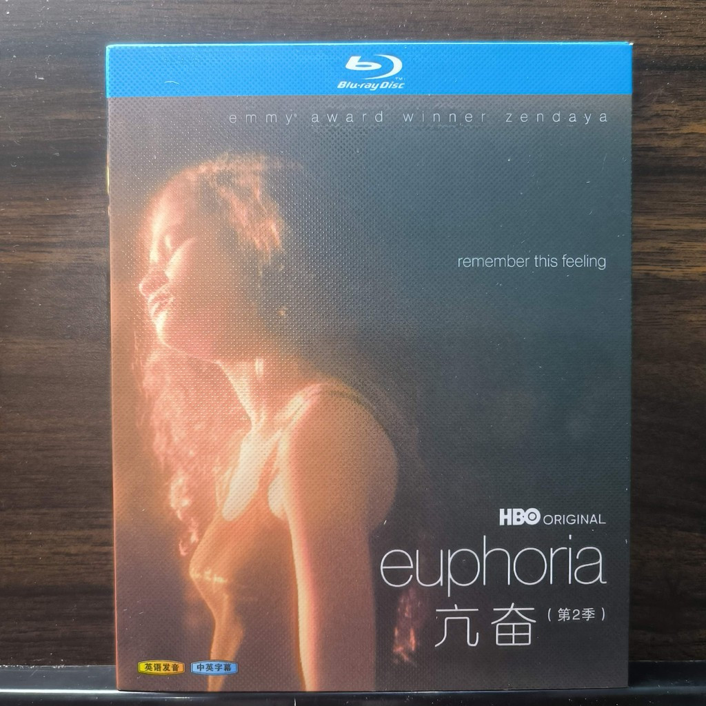 Blu-ray Disc American Drama Euphoria Season 2 2022 2BD EN ZH สเปนยี่ห้อใหม่ชนิดบรรจุกล่อง 25GB BD A2