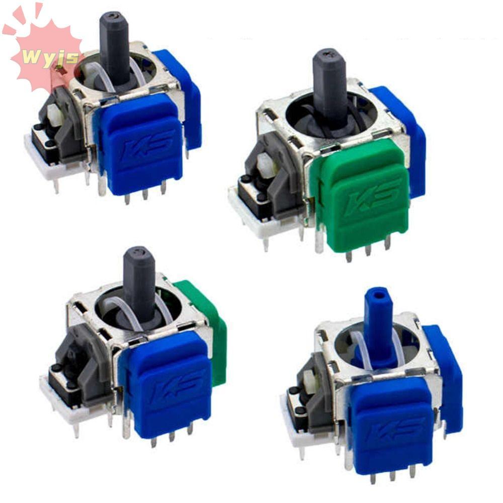 WYJS 4PCS TMR จอยสติ๊กแม่เหล็กไฟฟ้า,ทนทานความแม่นยําสูงHall ThumbStick,Professional Anti-Drift Analo