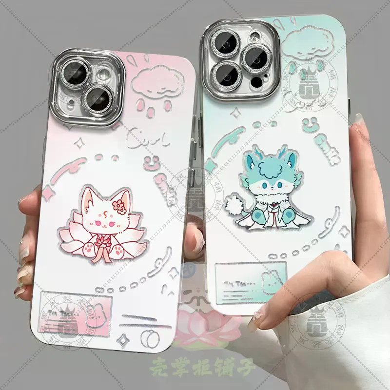 ✨ขายดี✨Yue Scale Qiji หยิบดอกไม้ Dew Turnip เสื้อผ้า Ju Jingyi รุ่น Q เคสโทรศัพท์สําหรับ Iphone 17 1