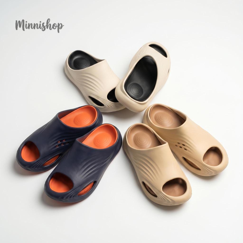 รองเท้าแตะ EVA Rubber Wave สําหรับผู้ชาย - DARY Super Soft & Modern