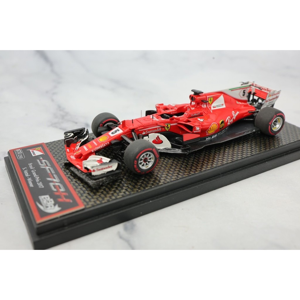 [Orphan] BBR 1/43 Ferrari SF70H 2017 สถานีบราซิล Wittel Champion Limited Edition 282 ชิ้น พร้อมฐานบร