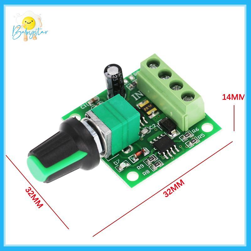 [Inthehot-t] 1.8V 3V 5V 6V 12V 2A PWM Dc Motor Speed Controller Variable Speed Regulator Governor Sw