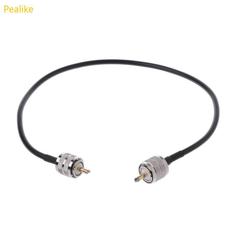 Pealike RF Coaxial Cable Connector UHF PL259 ชาย UHF ชาย PL259 RG58 Pigtail สาย 5