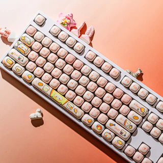 Mathew Tech KC108 คีย์บอร์ดไร้สายไทย 100% เค้าโครงสามโหมดการเชื่อมต่อบลูทูธแบบมีสาย 2.4G 108 คีย์ RGB Light MOG Keycaps