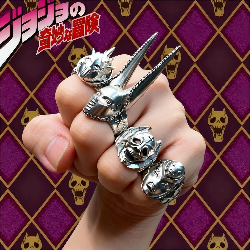 Creative JOJOs Bizarre Adventure อะนิเมะสินค้า Kira Yoshikage Seitao Stand-up แหวนนักเรียนคอลเลกชันของขวัญ