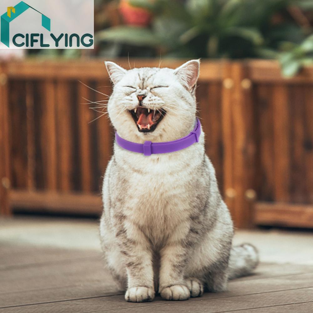 TPR Calming COLLAR สร้อยคอปรับ 38 ซม.ลดกันน้ําบรรเทาลบ Reslessness อุปกรณ์เสริมสัตว์เลี้ยง