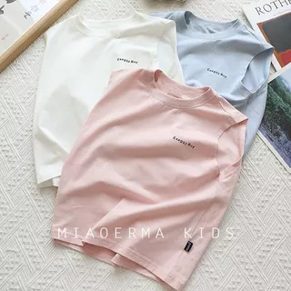 [RJ] เสื้อกั๊กเด็กแขนกุด ขนาด 80-150 ซม. สไตล์ใหม่สำหรับฤดูร้อน ใส่สบายและเบา