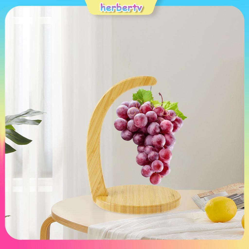 Banana Holder Modern Banana Tree Stand Hook Wooden Grape Hanger Stand Fruit Hanger SHOPSBC3814