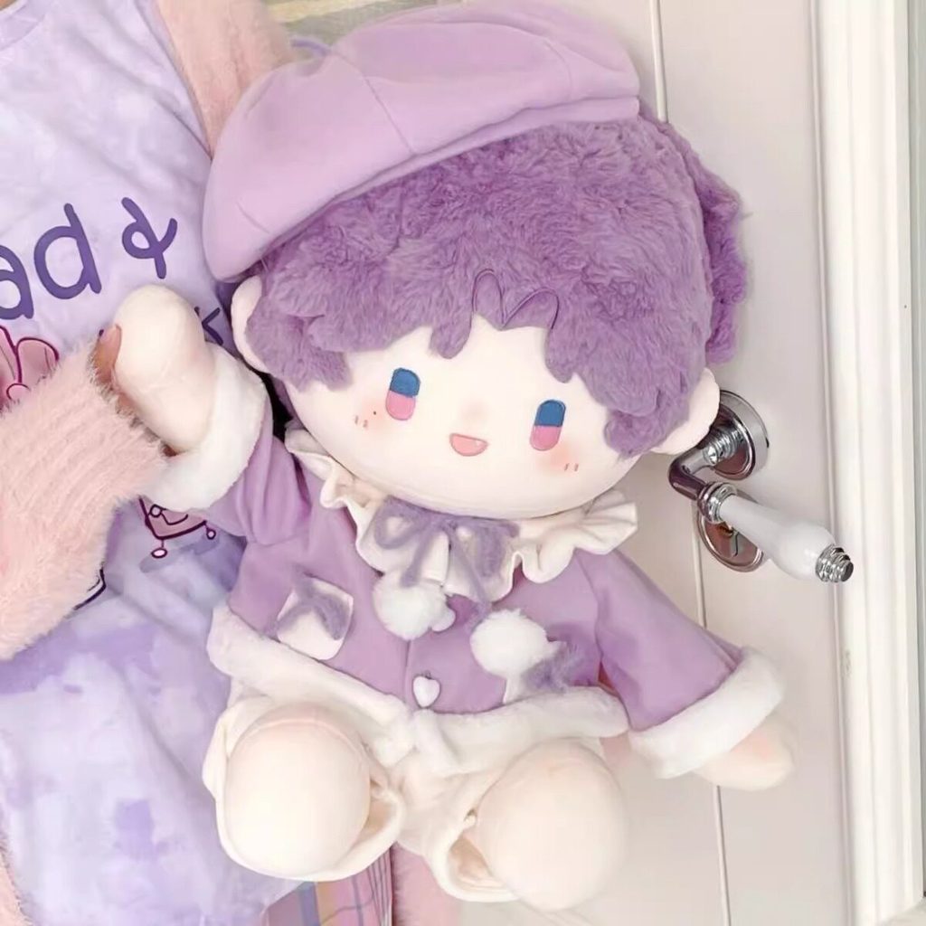 [เสื้อผ้าตุ๊กตา] Original Vitality Cute Thinking Cotton Doll 40cm เสื้อผ้าเด็กผ้าฝ้ายเสื้อผ้าตุ๊กตา 