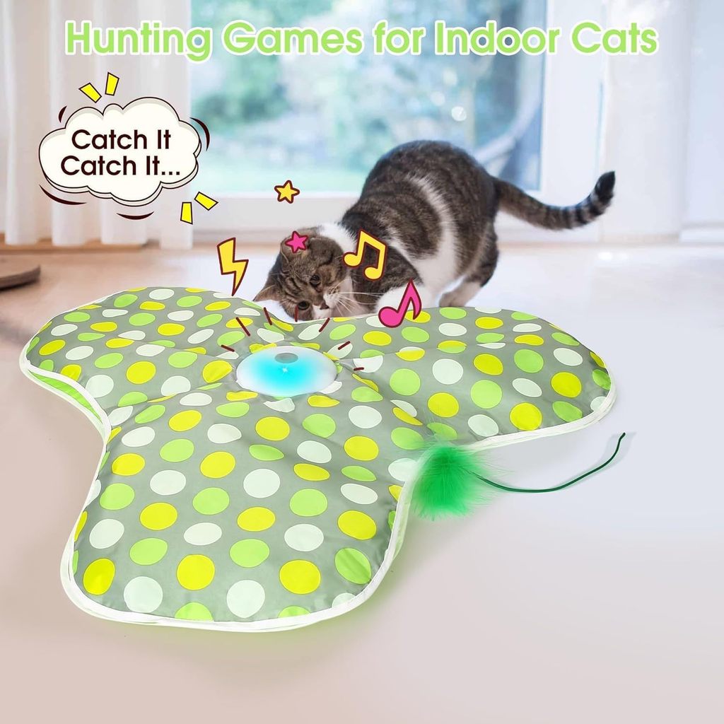 Popular~Pet Enrichment Cat Hiding Toy Bionic hunting cage, EU-certified, a self-entertaining gadget 
