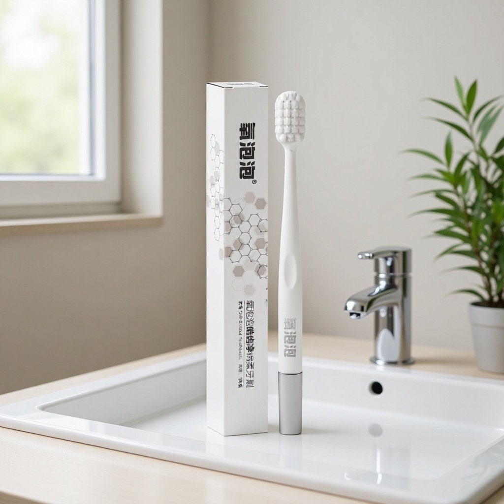 Spot Goods#Oxygen Bubbles Delicately Clean and Soften, Clean Between Teeth, Wide Head, High-Density 