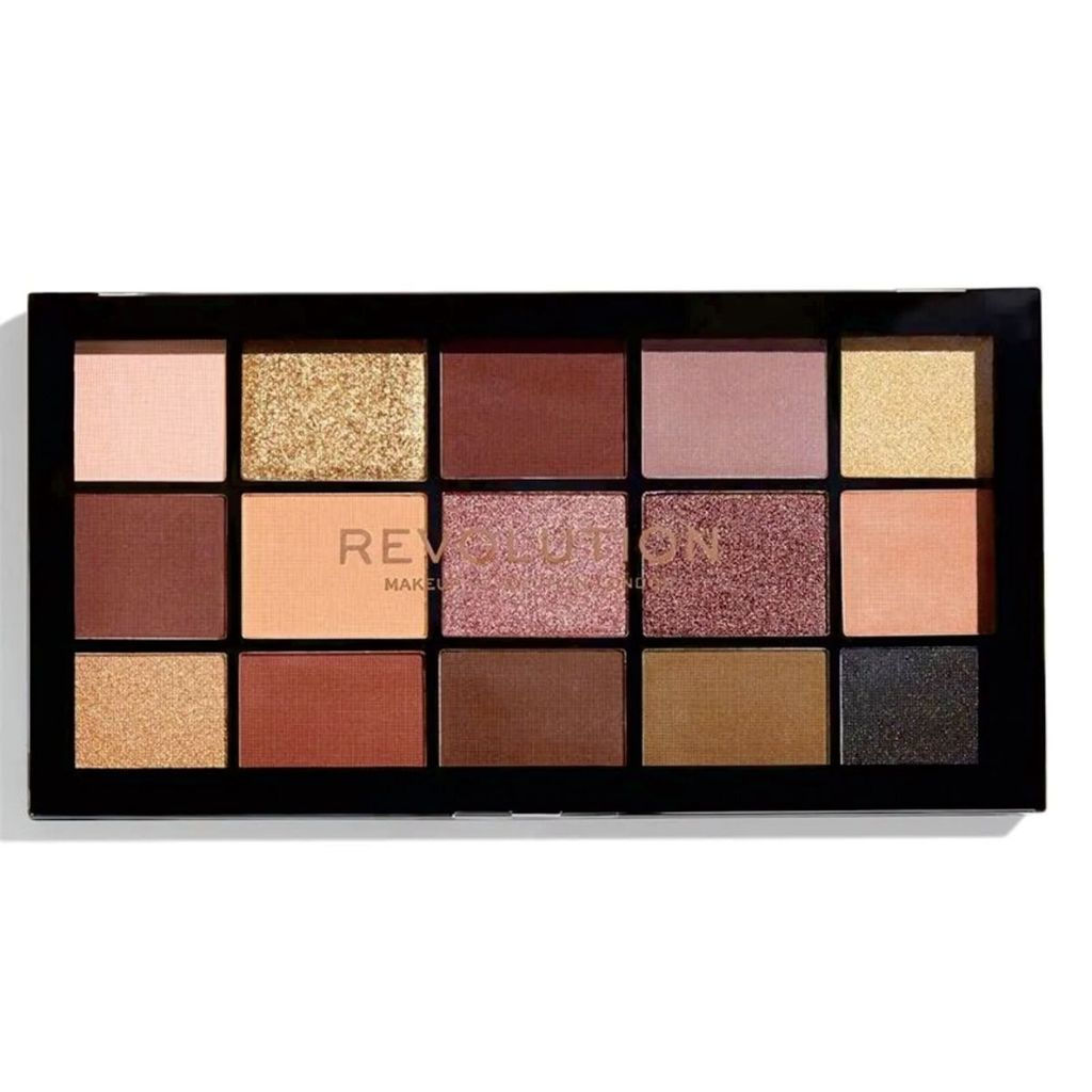 TB Spot Goods#REVOLUTION British Earth Pearl Affordable Matte Finish15Matte Earth-Toned Eyeshadow Pa