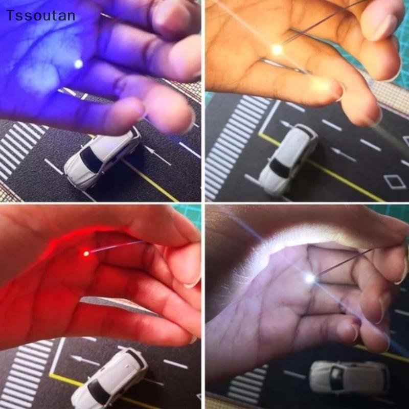 [TSST] 20 ชิ้น Pre-soldered Micro SMD LED Pre-wired Light Diode 0402# 0603# 08805# 1206# TAN