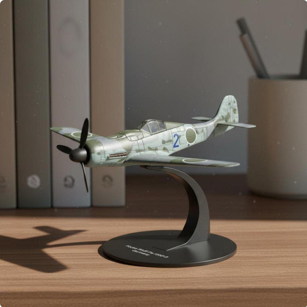 [svzfjuv] 1/72 Scale Fork-Tailed Devil Fighter Model Display Ornament Warplane Alloy Aircraft Collec