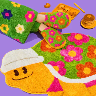 Wiggle Floor Mat / พรมขนนุ่ม วิกเกิ้ล / พรมซับน้ำ มียางกันลื่น