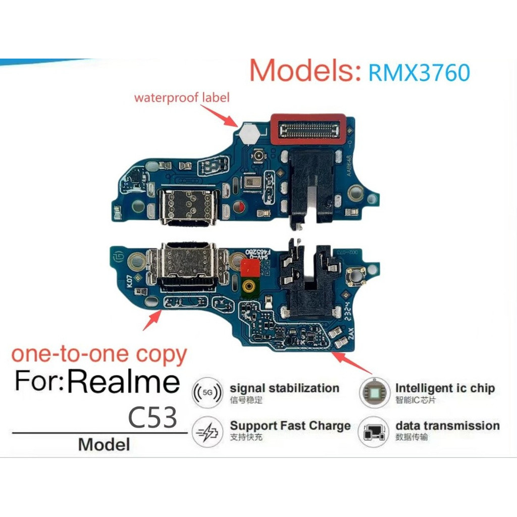 สําหรับแท่นชาร์จ Realme C53 Rmx3760