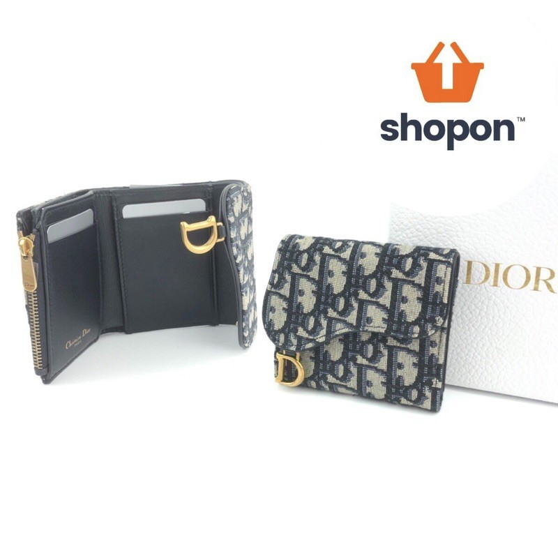 ถูกที่สุด ของแท้ 100% Dior tri fold wallet