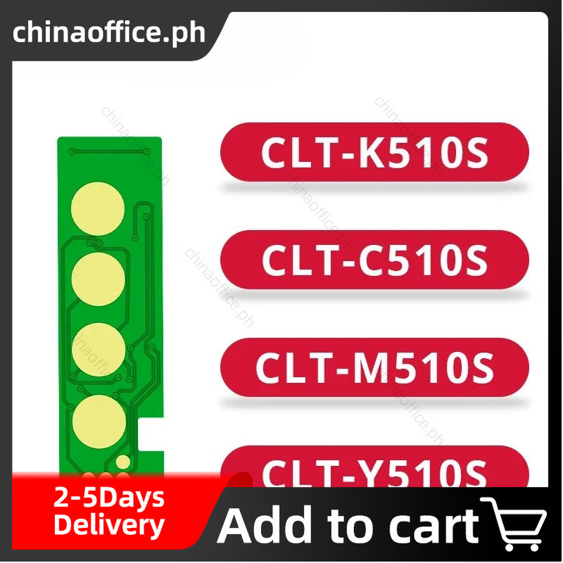 CLT510S CLT K510S C510S M510S Y510S ตลับหมึกชิปสําหรับ Samsung SL-C510 SL-C563 C510 C510W C513 C513W