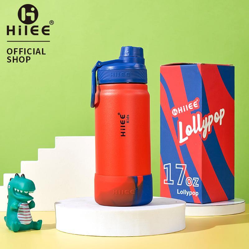 แก้วน้ำ HILEE รุ่น CANDY EDITION สำหรับเด็ก มาพร้อมฐานซิลิโคน ป้องกันการรั่ว เหมาะสำหรับใช้ในโรงเรีย