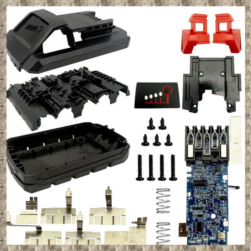 [zv0lma8i] กล่องแบตเตอรี่ลิเธียมสําหรับ 18V แบตเตอรี่ PCB ชาร์จแผงวงจรป้องกัน 5 เซลล์ 21700 กล่องแบต