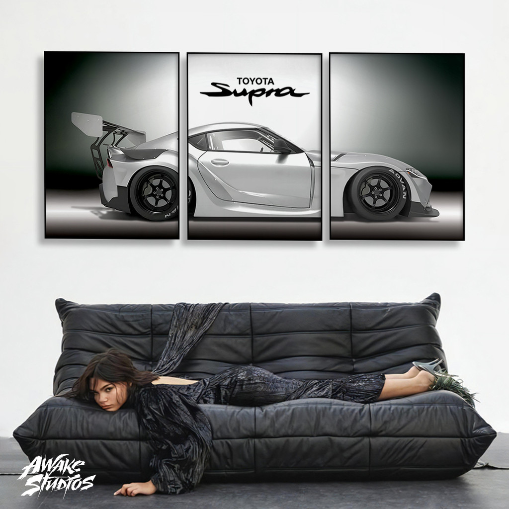 โปสเตอร์เฟรมรถสปอร์ต 3 ชิ้น – Motorsport F1 ตกแต่งห้อง / ห้องนั่งเล่น