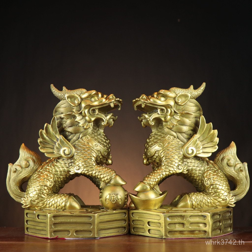Kirin Yang Copper Fortune Kirin Fortune Fortune Kirin Gossip ขายส่ง Copperware เครื่องประดับ Gossip 